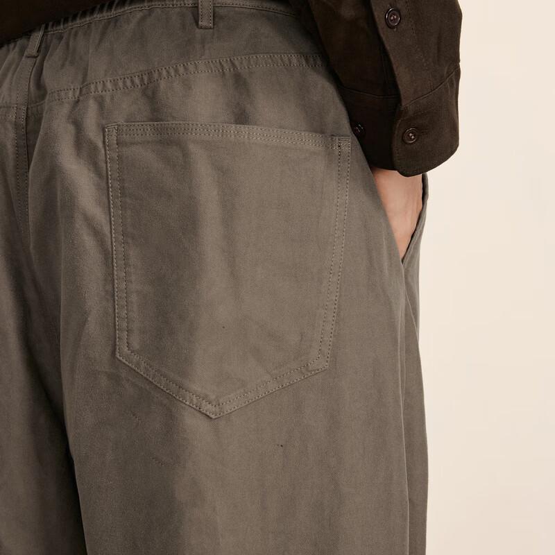 CROQUIS Men's Corduroy Loose Straight Casual Pants