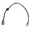 DC Power Jack Cable Replacement Wear Resistant ABS DC Power Jack Harness Cable for Lenovo G575 G570
