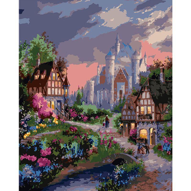 5D-Diamantgemälde, Landschaft, Stadt, Neuankömmling, Architektur, Landschaft, Diamantmosaik, Verkauf, Neuankömmling, Heimdekoration