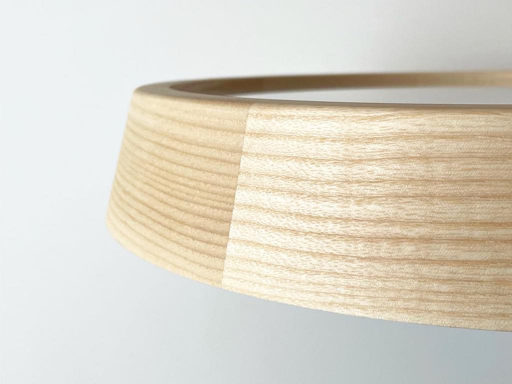 KATOMOKU Muku Uhr 7 Natur km-60NARC Wanduhr mit durchgehendem Sekundenzeiger, 30,6 cm Durchmesser (Funkuhr)