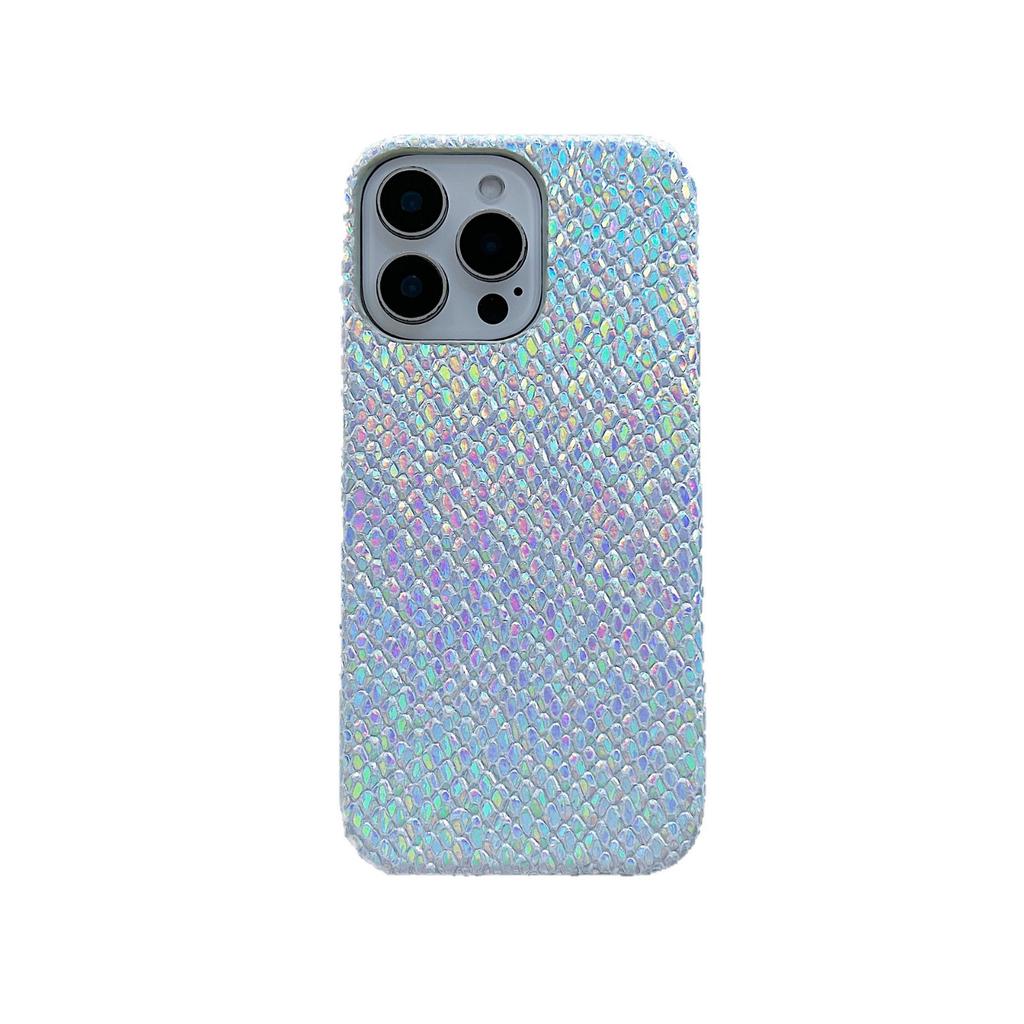 Gradual change snake pattern is suitable for Apple mobile phone case 16PRO/15Pro heat dissipation iPhone16proma half-pack case