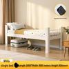Iron Bunk Bed - Sturdy, Silent, Thick Frame with High and Low Design for School Use