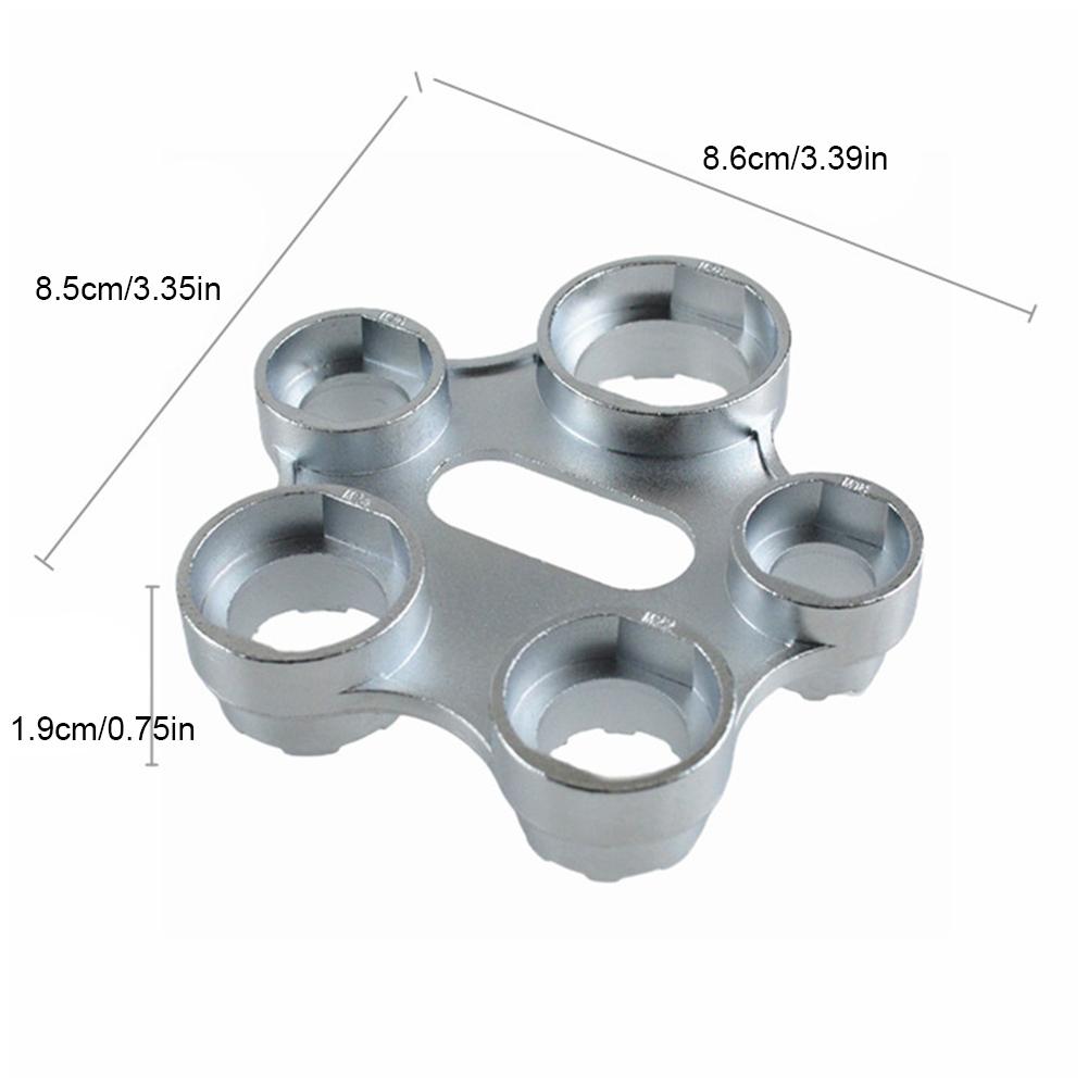 Faucet Aerator Wrench Faucet Aerator Removal Tool Flows Adjusting Faucet Wrench Multifunction Plumbing Tool for Kitchen Bathroom