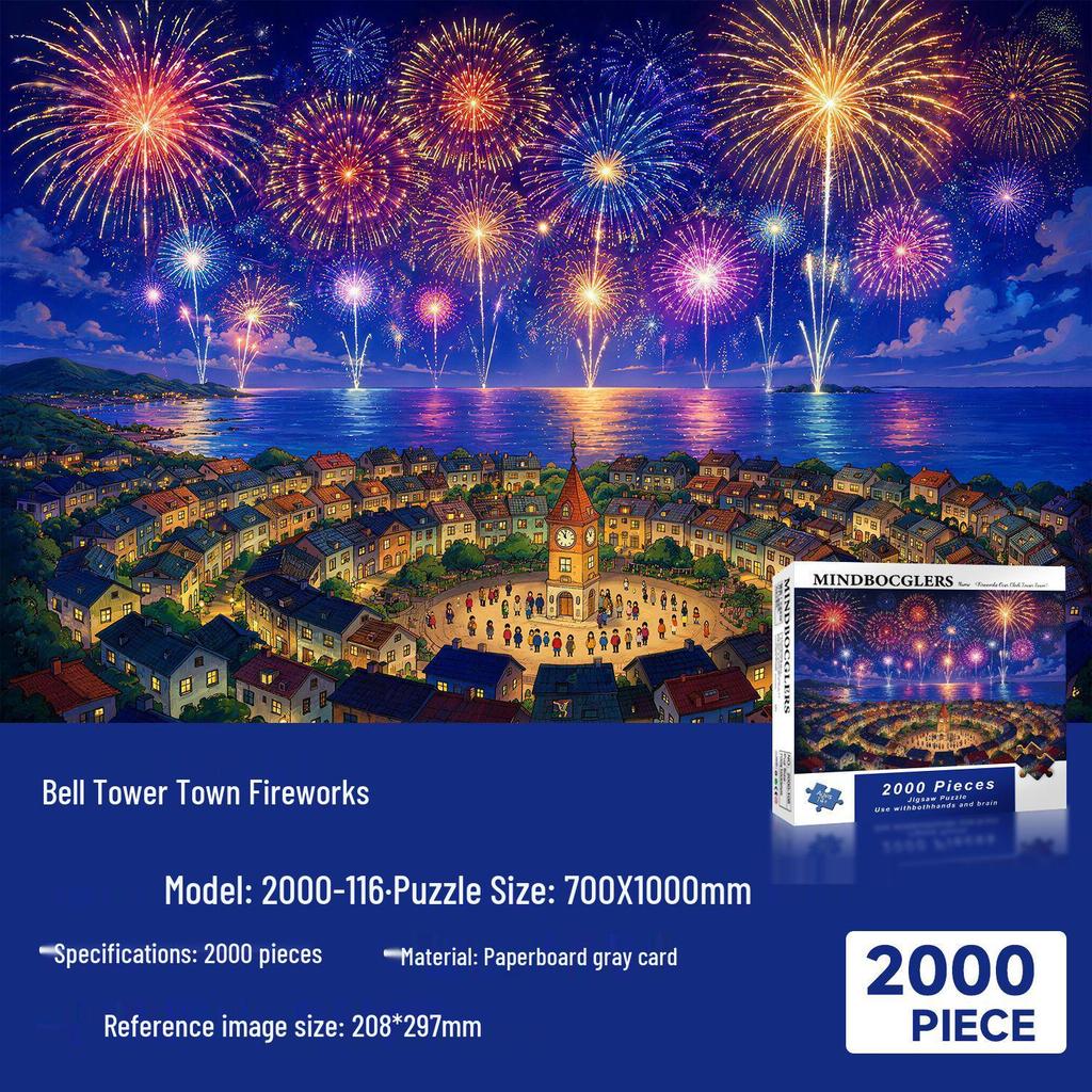 2000-Piece Customizable Jigsaw Puzzle with 24-Hour Sample and Fast Shipping