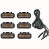 18LED Front Grille Light For Haval H5 Car Daytime Running Light Wheel Eyebrow Lamp 12V