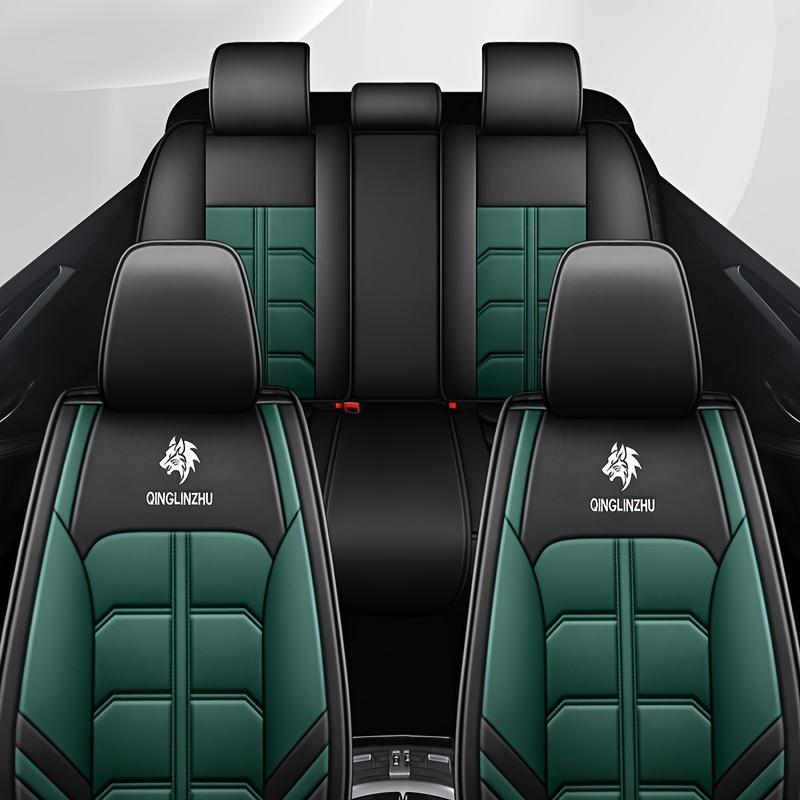 Husă scaun auto cu 5 locuri, pernă pentru scaun auto, set complet, impermeabil SUV, husă scaun auto din piele PU, husă universală pentru scaun auto compatibil cu set complet