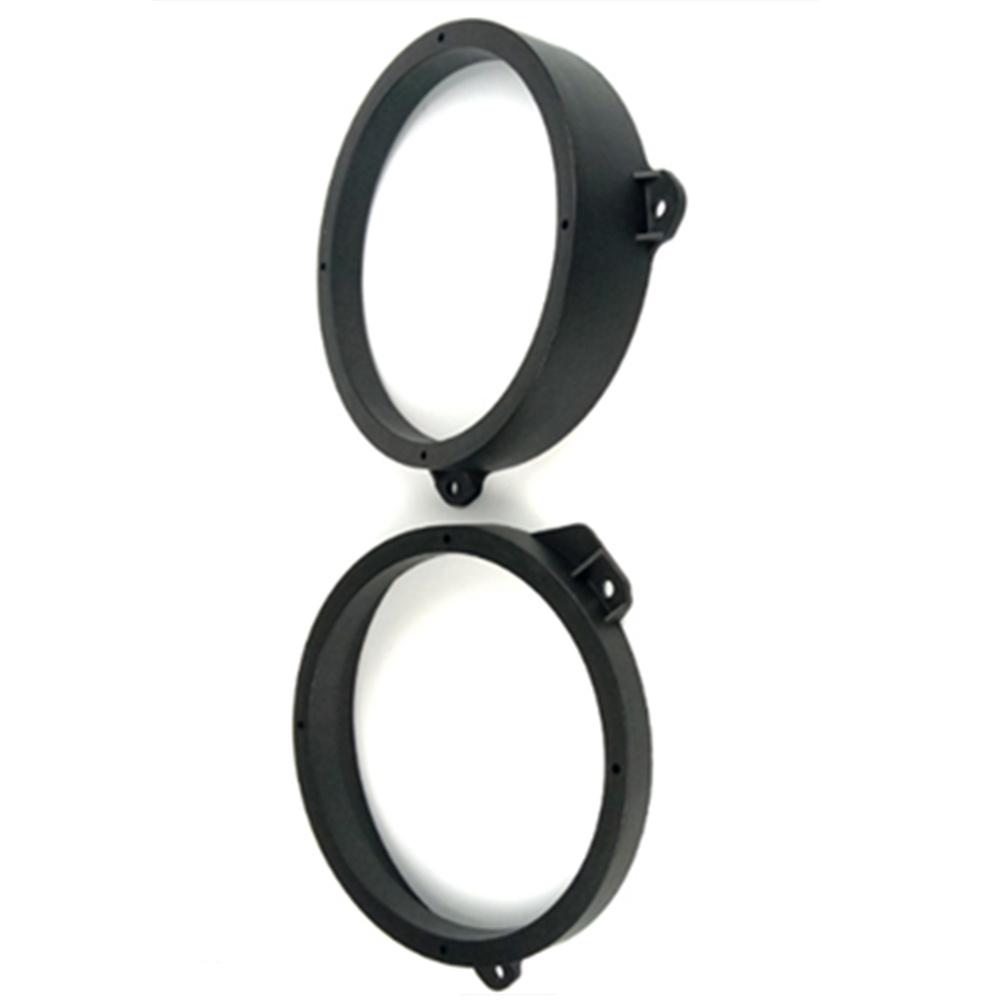 2PCS 6.5" Car Front Door Speaker Spacer Replacement Black for Subaru Forester