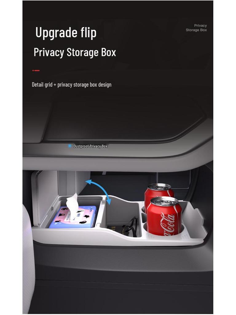 BYD Leopard Titanium 3 MAX Silicone Storage Box for Console & Glasses