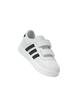 Adidas Breaknet Lifestyle Court Velcro Boys and Sizes Footwear Black Cm Kids' Sneakers, Two-Strap, Closure, Girls, 12-16.5cm, LSJ09, White/Core
