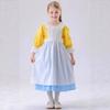 Halloween costume, European medieval pastoral maid romantic farm manor little girl dress