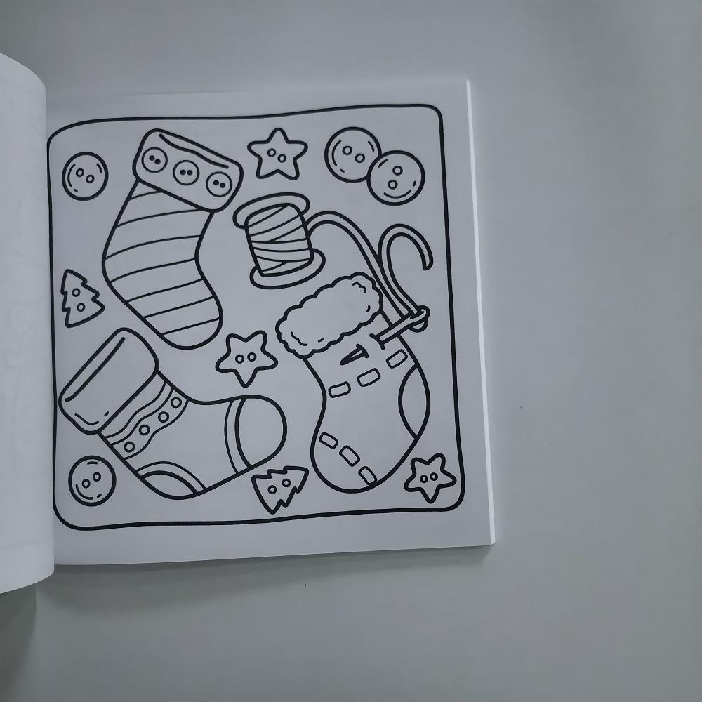 Copy Christmas Patterns Coloring Book - Stress Relief Art for Kids & Adults, Perfect Gift for Parties & Birthdays