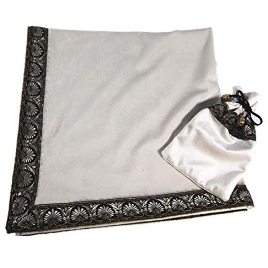 Kuai Tarot Set of 2 or with Velvet for Tarot Thick Magic Tricks Set of 2 with Small Cloths, 68x68cm, 3, Pouch, Cards, Divination, Readings,