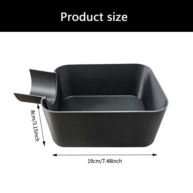 Washer Drain Tray Plastic Water Basin Water Catcher for Home Laundry Corners, Rinse-Clean Tray for Bathroom or Balcony Areas