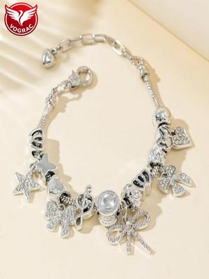 Exquisite Pendant Charm Bracelets For Women Cute Adjustable Friendship Bead Bracelets Trendy Charm Jewelry Birthday Gifts Style: