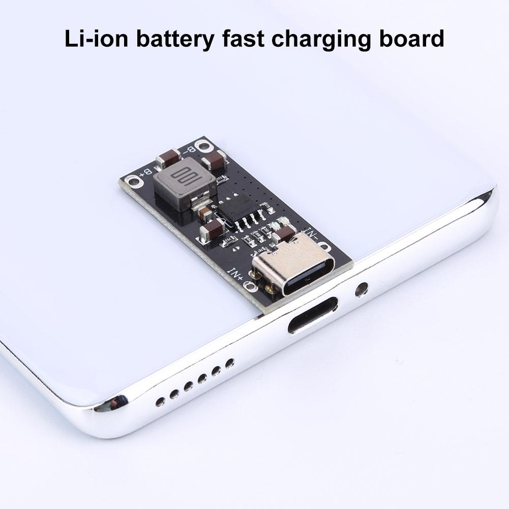 IP2312 Lithium Battery Fast Charging Board 3A 5V To 4.2V 4.35V Type C Polymer Ternary Lithium Battery Charger Module with Indica