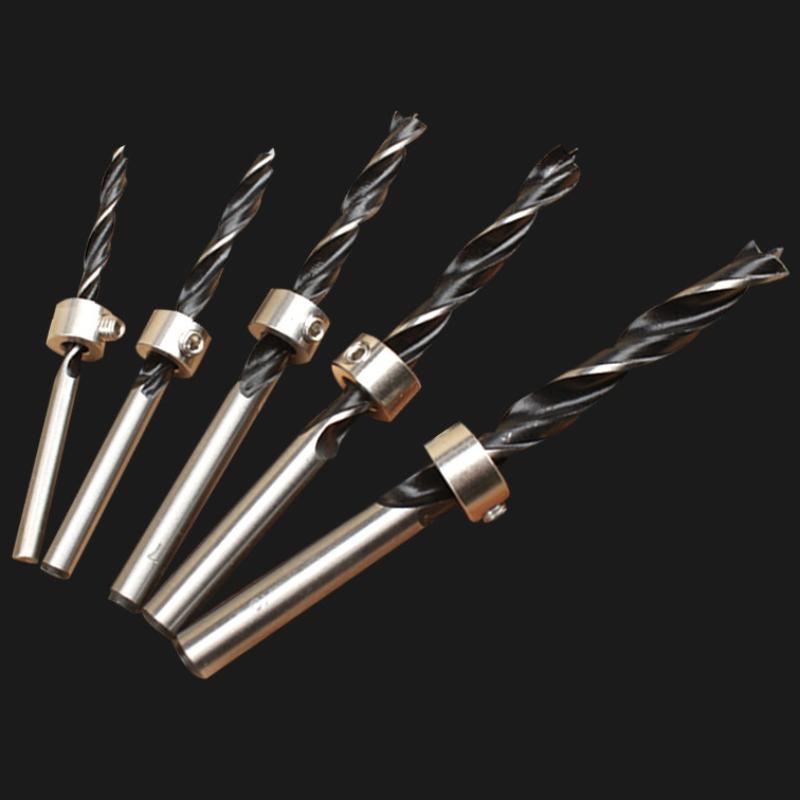 8/9Pcs Drill Bit Locator Woodwork Tools Drill Stoper Collar Set 3-16Mm Depth Stop Collars For Ring Positioner With Wrench