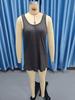 Women's Summer Sleeveless Round Neck Tank Dress - Casual, Versatile Short Skirt