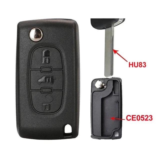 Superkey 10 Pcs Replacement For Peugeot Partner 207 307 308 407 807 For Citroen C2 C3 C5 Berlingo Remote Flip Car Key Shell Case