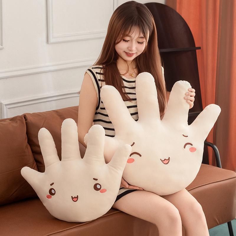 Creative Palm Pillow Plush Toy Small Hand Doll Kindergarten Baby Performance Props Children'S Soothing Ragdoll