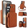 Crossbody Håndleddsstropp Etui for Samsung Galaxy S25 Ultra S24 FE S23 S22 Plus A14 A54 A15 A35 A55 Lommebok med Kortholder Deksel