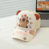Boys And Girls Hats Kapibara 3D Printed Children'S Cartoon Children'S Cap Sunscreen Shade Baseball Cap