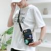 Borsa a tracolla impermeabile in nylon da donna per telefono, borsa a marsupio piccola, custodia da cintura, portafoglio