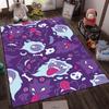 Pokemon Gengar Carpet New Release! Anti-slip Sound Insulation, Rug for Living Room Bedroom, Bedside and Office Areas,Durable Mat