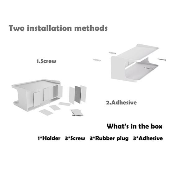 Organizator Universal de Pat Dublu Strat Agățat Noptieră Capacitate Mare Raft de Depozitare Noptieră Puternic