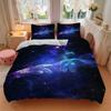 3pcs Galaxy Hands Bedding Set, Includes Without Pillow Inserts, Soft Comfortable Bedding Set,All-Season Use a0924032