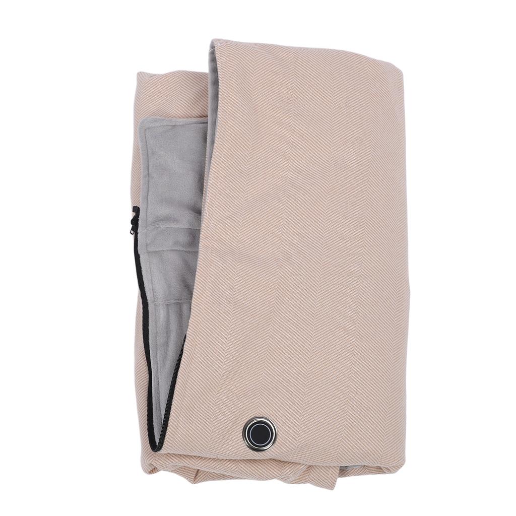 Heated Blanket Beige Overheating Prevention Auto Power Off Washable Fast Heating Electric Blanket fo
