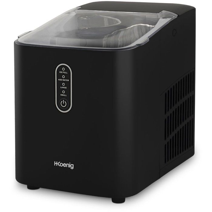 Eismaschine - HKOENIG - KUB14 - 12 kg - 1L - 120 W - Schwarz