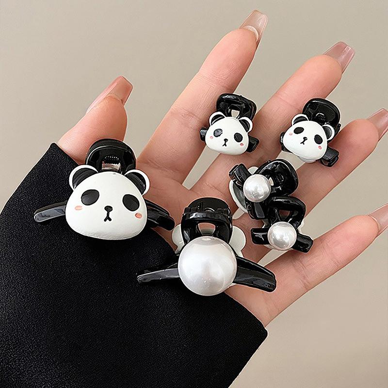 1/2 Stück Cartoon Panda Mini Haarspange für Frauen Mädchen Niedlich Süß Tier Haarspangen Exquisite Haarschmuck Geschenke