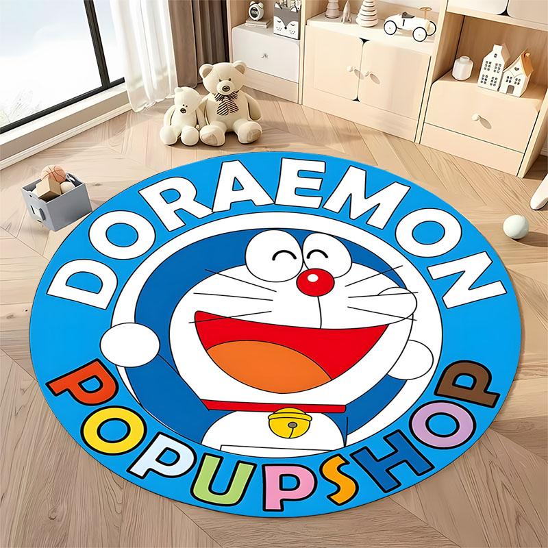 17 Styles HD Doraemon Print Round Carpet Bedroom LivingRoom Mat Sofa Home Children's Room Decor Rug Free Shipping Holiday Gift