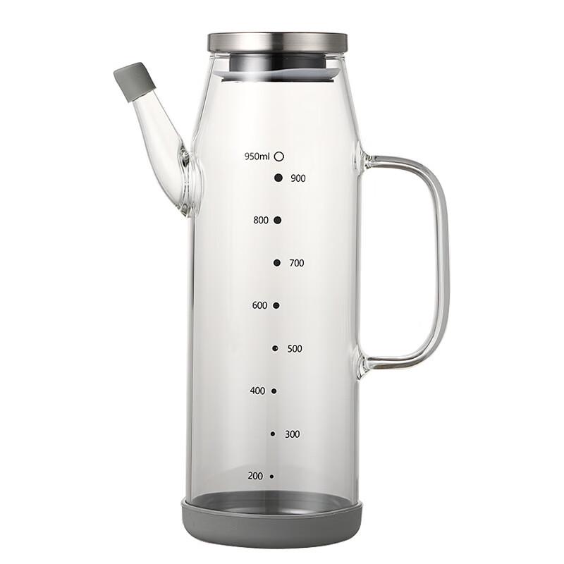Ruhan 950ml Glass Oil Dispenser with Scale (2-Pack)