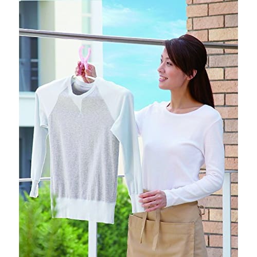 Kokubo Industries Laundry Hangers, 4-Color Set, Slide Catch Hangers with Pads, Slide Catch Style, Shape-Retaining (Extendable, Stretchable, for Clothe