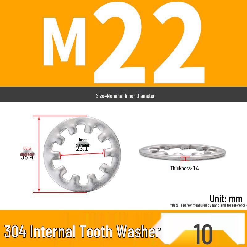 Iron Serrated Locking Washer Set with Anti-Loosening Shims