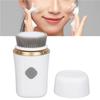 Electronic Face Scrubber Exfoliation IPX7 Waterproof Silicone Dual Head Cleaning Massaging Rechargeable Facial Cleansing Brush