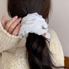 Elastic Hair Scrunchies Large Lace Ponytail Holder Suitable for Adult Hair Types