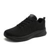 Popular men's new breathable fly-woven mesh sports shoes soft sole light running casual men's shoes tide