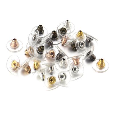 Kauçuk Küpe Arkalıkları Post Somunları Silikon Çelik Küpe Somunları Saplamalı Küpe Arkalığı Kendin Yap Takı Yapımı İçin Bulgular Aksesuarlar