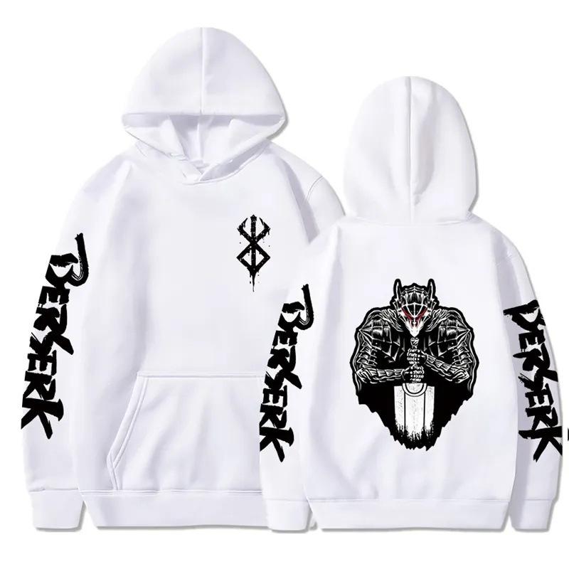 Anime Berserk Rage Anime Street Sweater, Street Tide Cotton Hooded Sweater