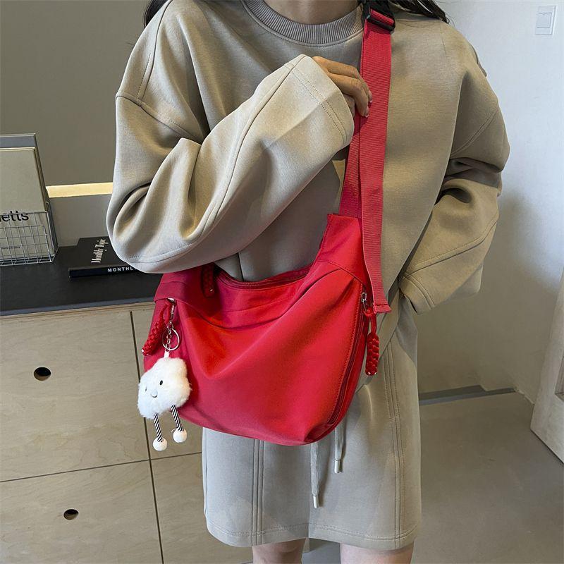 Oxford cloth bag messenger bag women's fashion large capacity messenger class commuter dumpling bag women's shoulder bag