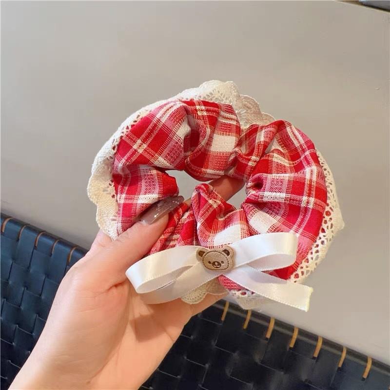 Fresh Summer Sweet Lace Bow Hair Tie - Elegant & Stylish Hair Accessory