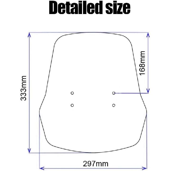 WindScreen Deflector for KLX300 2022 2023 Motorcycle for Adventure windscreen Windscreen Portable Navigation Stand Windshield