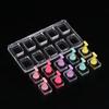1 Set Non-Magnetic Nail Display Acrylic Nail Display Stand Tips Holder Nail Practice Stand Fingernail Diy Manicure Stand Tools