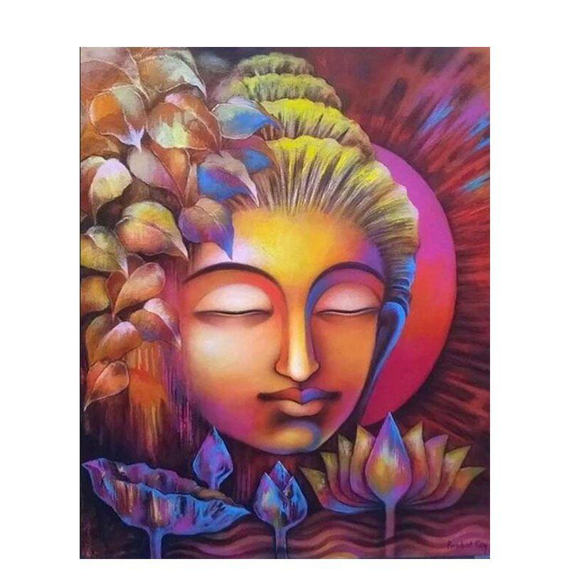 Diamant Malerei Buddhismus Strass Kunst 5D Diy Diamant Stickerei Religiöse Figuren Volle Runde Mosaik Hause Dezember