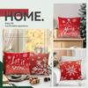 45X45Cm Christmas Snowflakes Pillowcase Bedroom Cushion Cover 100% Polyester Living Room Cushion Pillowcase Home Decor