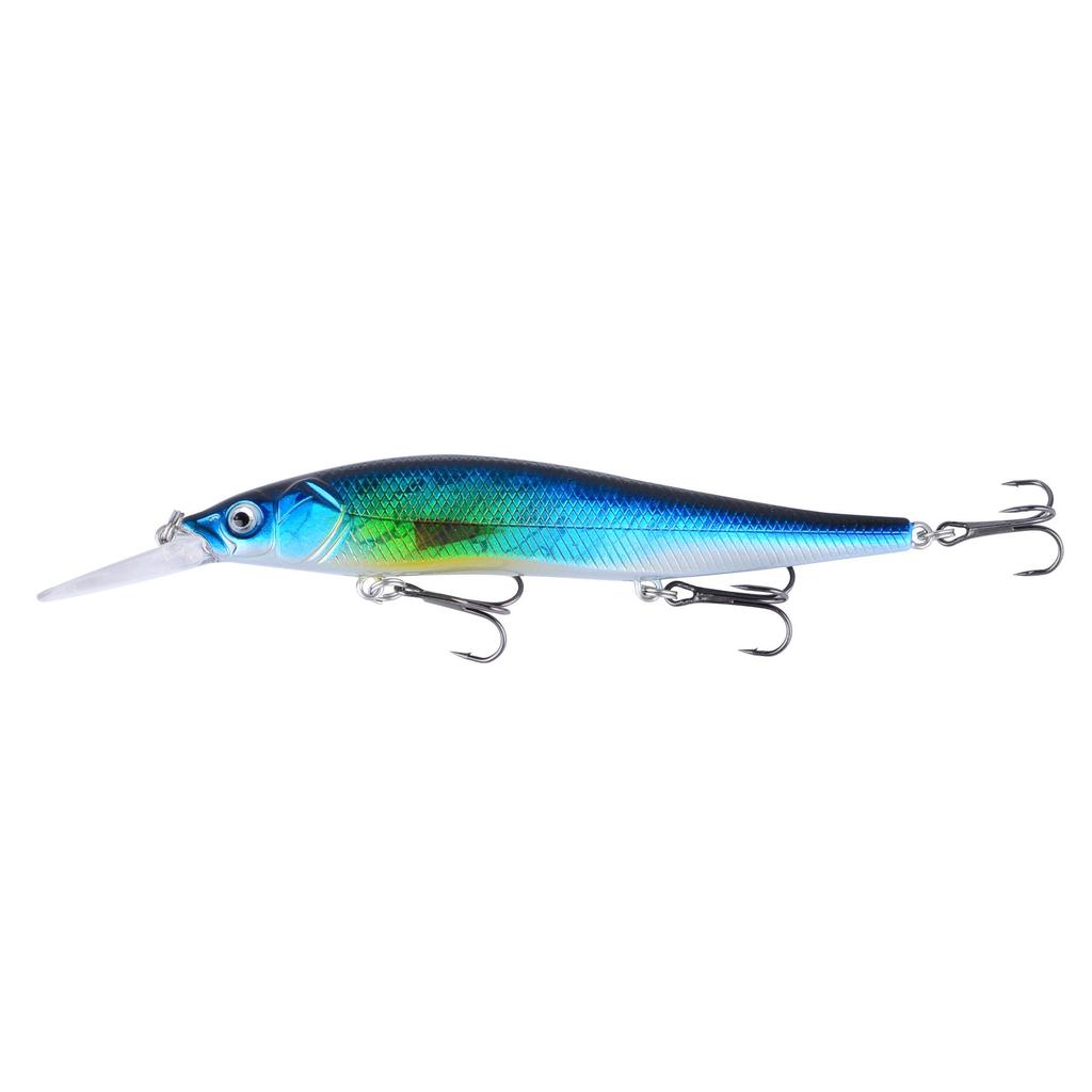 13.5cm 16g Floating Long Cast Minnow Lure: Sea Fishing Artificial Bait with Noise