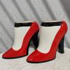 Creative Hawaiian Mugs Style Sexy Ladies Red Shoe Tumbler  Tiki Cup Drinkware High Heel Shaped Ceramic Cocktail Mug for Parties
