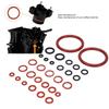 Coffee Machine O Loop Seal Kit Silicone Coffee Machine Large and Small Gaskets for Replacement Black and Red 3